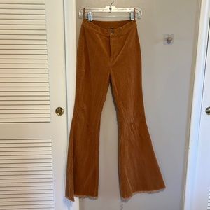 Corduroy flare pants size S